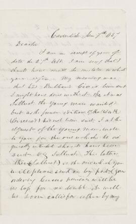 Letter, 7 January 1857