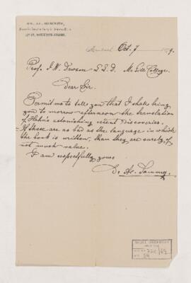 Letter, 7 October 1879