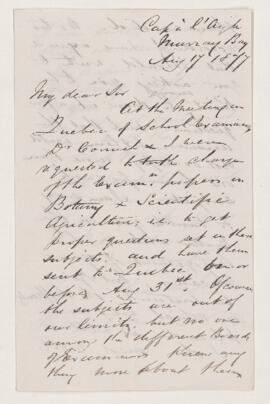Letter, 17 August 1877