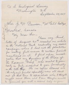 Letter, 29 September 1887