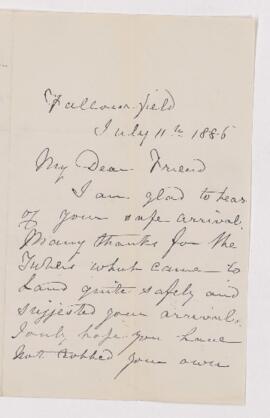 Letter, 11 July 1886
