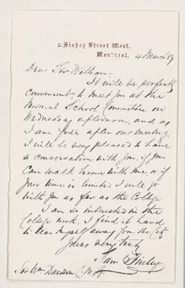 Letter, 4 March 1889