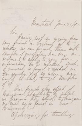 Letter, 25 June 1872