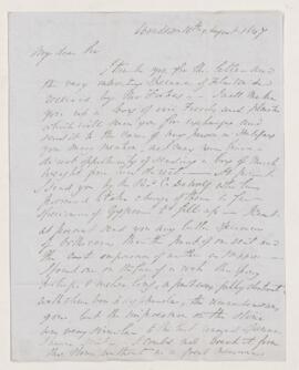 Letter, 10 August 1847