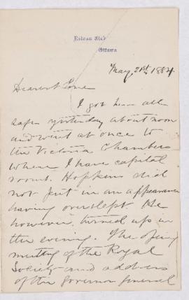 Letter, 21 May 1884