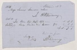 Account, 10 July 1857