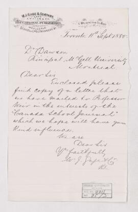 Letter, 11 September 1880