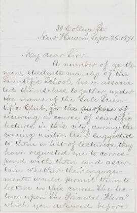 Letter, 26 September 1871