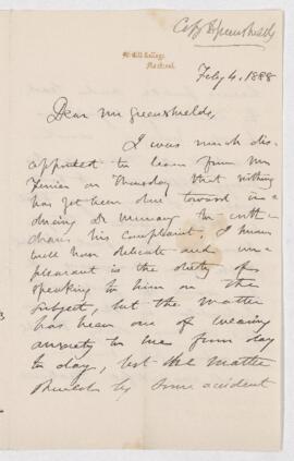 Letter, 4 February 1888