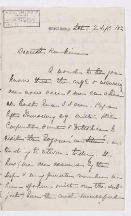 Letter, 2 September 1882
