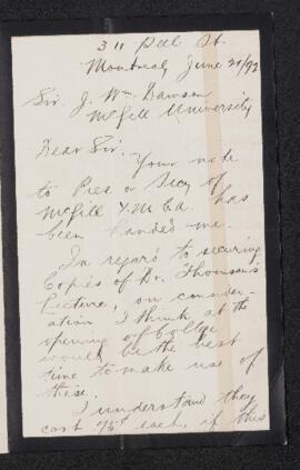 Letter, 21 June 1892