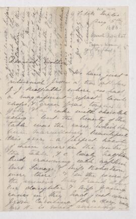 Letter, 5 August 1886