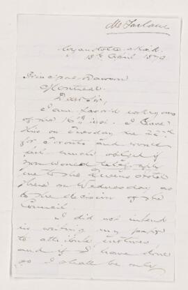 Letter, 18 April 1879