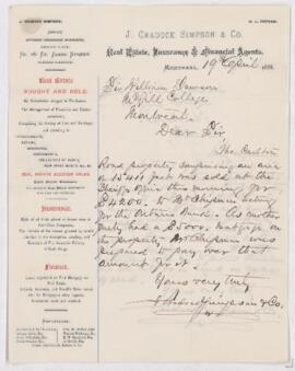 Letter, 19 April 1888