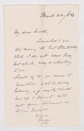 Letter, 22 March 1882