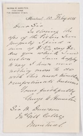 Letter, 10 February 1888