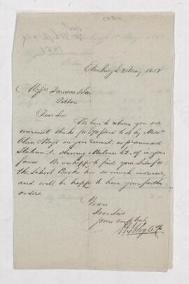 Accout, 2 May 1857