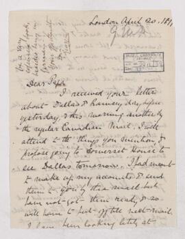 Letter, 20 April 1871