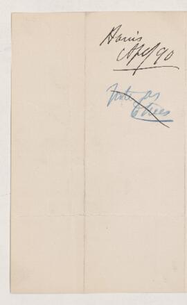 Letter, 12 April 1890