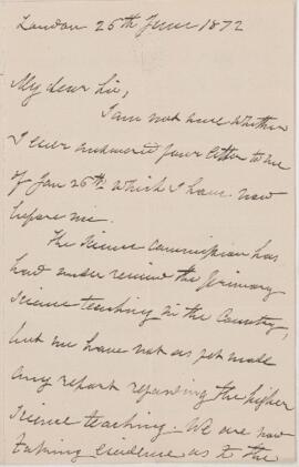 Letter, 26 June 1872
