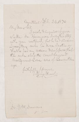 Letter, 24 February 1870