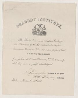 Letter, 30 December 1868
