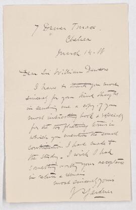 Letter, 14 March 1888
