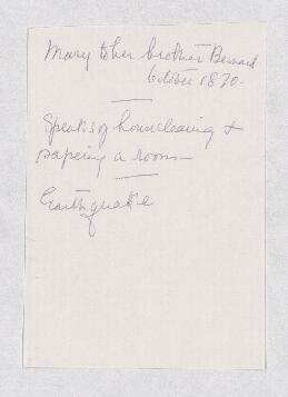 Letter, 17 October 1870