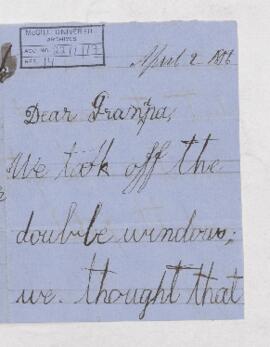 Letter, 2 April 1856