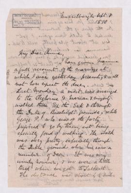 Letter, 8 September 1870