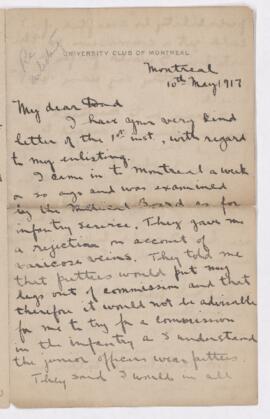 Letter, 10 May 1917