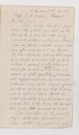 Letter, 8 December 1880