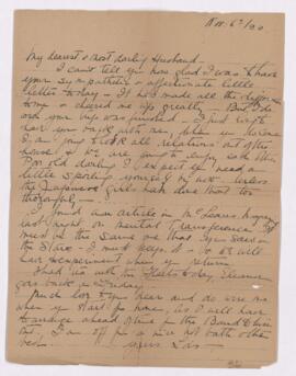 Letter, 6 November 1923