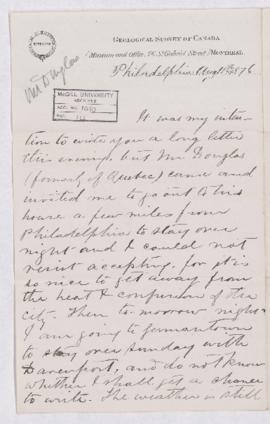Letter, 11 August 1876