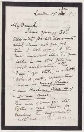 Letter, 15 November 1873
