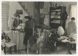 Black Whale Handicrafts Community Shop, Perce; interior