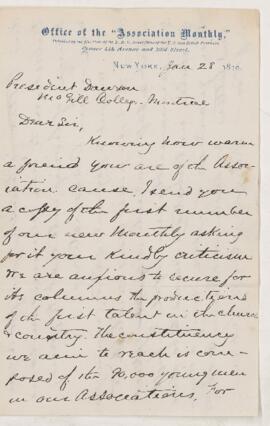 Letter, 28 January 1870