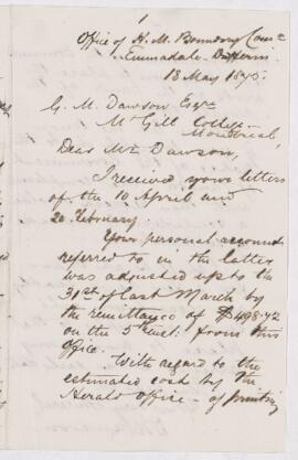 Letter, 18 May 1875