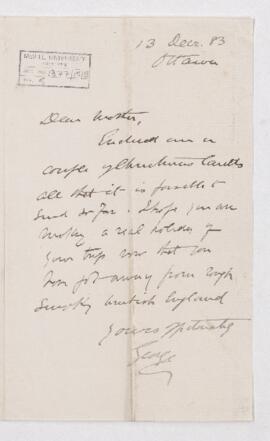 Letter, 13 December 1883