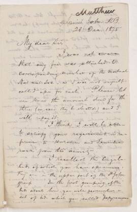 Letter, 28 December 1875