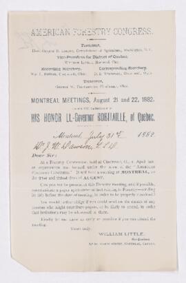 Letter, 31 July 1882