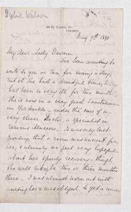 Letter, 7 May 1890