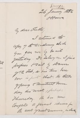 Letter, 26 January 1886