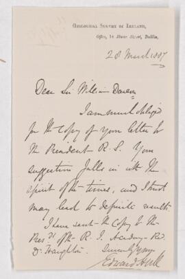 Letter, 28 March 1887