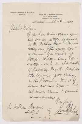 Letter, 16 June 1887