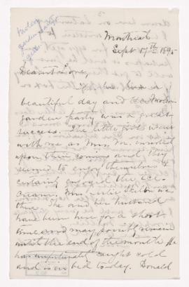 Letter, 17 September 1895