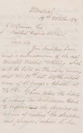 Letter, 13 October 1871