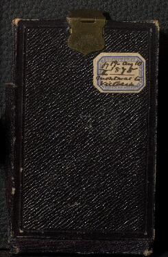 Notebook – Montreal to Victoria, 1875