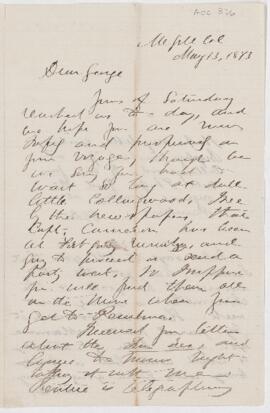 Letter, 13 May 1873