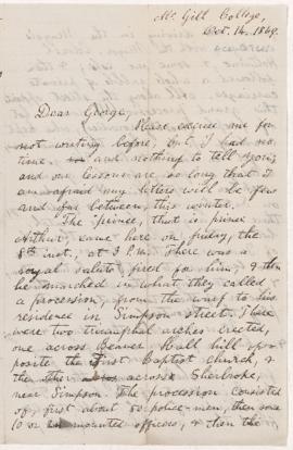 Letter, 14 October 1869